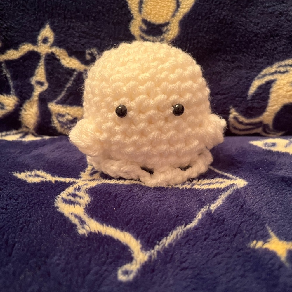 Mini Crochet Ghost Plushie 👻